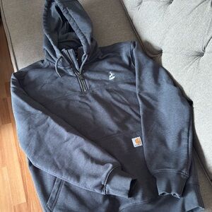 CARHARTT RAIN DEFENDER® LOOSE FIT HEAVYWEIGHT QUARTER-ZIP HOODIE